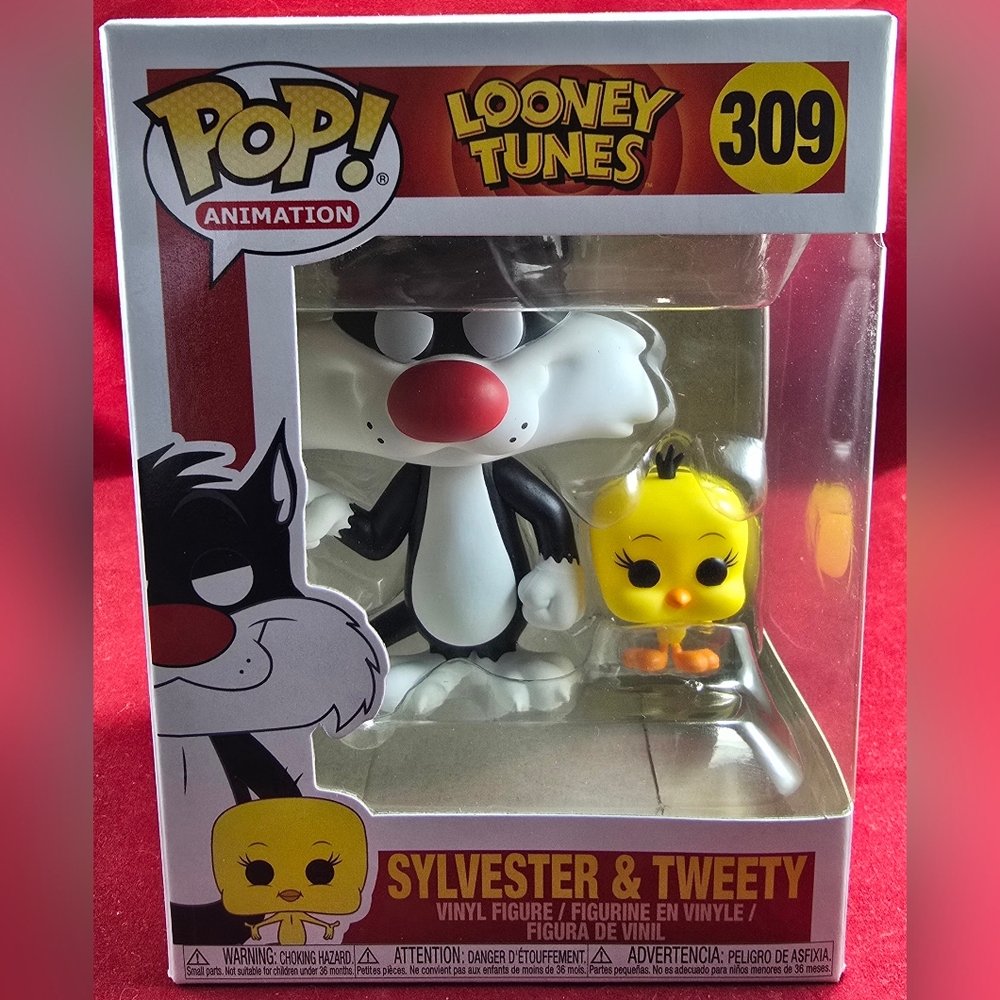Sylvester & tweety funko # 309 (nib) With Pop Protector - Picture 2 of 7
